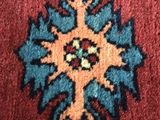 Covor antic Caucazian! Antique rug ! Handmade! Ковер Кавказский, ручной работы, конец XIX века! foto 5
