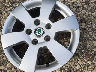 Se vinde 4 jante 5x112 R15 ,volkswagen/skoda