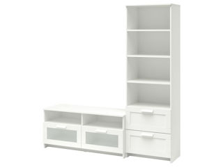 Living IKEA Brimnes White 180x41x190cm, profită de preț avantajos