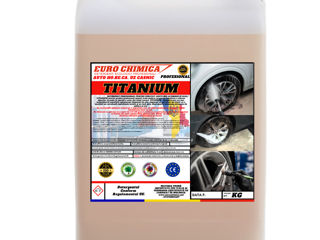 Titanium /10kg 500 MDL l detergent profesional pentru curaţat jante din aluminiu şi aliaj