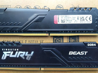 Kingston FURY Beast16GB (8GBx2) DDR4-3200 CL16 DIMM Memory foto 2