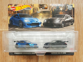 Hot Wheels Premium 2 Pack Pandem Subaru BRZ & Lexus RC F GT3