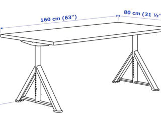 Masă pentru birou calitativă și rezistent ikea foto 4