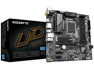 Gigabyte B760M DS3H DDR5 LGA 1700, M-ATX,WiFI 6E,Supports 14th/ 13th /12th processors ,Garantie foto 5