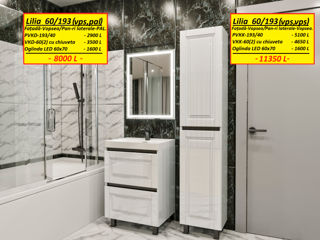 Мебель в ванную МДФ краска-глянец/мат.Фабрика.Mobilier baie MDFvopsea-lucios/mat.De la producator. фото 5