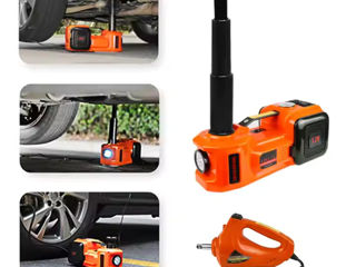 Cric electrohidraulic 5t 5in1 + cheie de impact + pompa electrica si lanterna foto 8