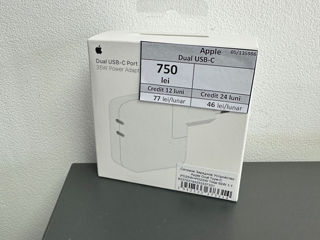 apple dual usb-c 750 lei foto 1