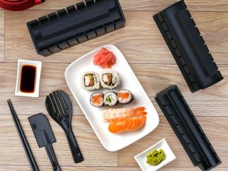 12 buc Kit de preparare sushi Набор для изготовления суши foto 2