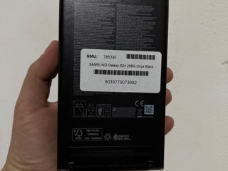 Samsung s24 256gb Onyx Black nou sigilat foto 3