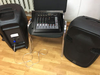 Aparatura , mixer-usiliteli , boxe , cabluri , tot la 8000 lei