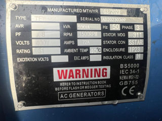 Generator BC40GF – 40 Kw Nou (an 2023) foto 9