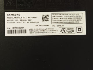 Samsung Wireless Subwoofer PS-WR55D & Soundbar Bose foto 3