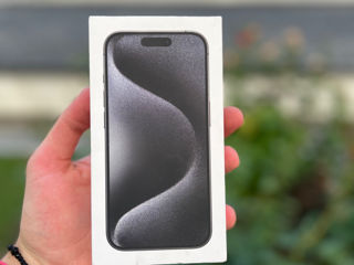 iPhone 15 Pro Black Titanium 256Gb Nou!