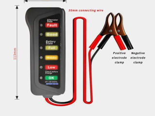 Tester acumulator 12 v foto 3