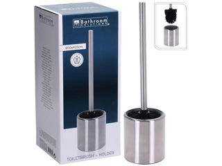 Perie Wc Cu Suport Bathroom 35Cm, Metal