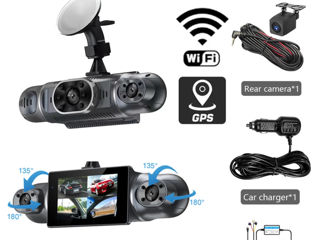 4 Cameri 360*, 24/7,Full HD, Night Video,GPS,..