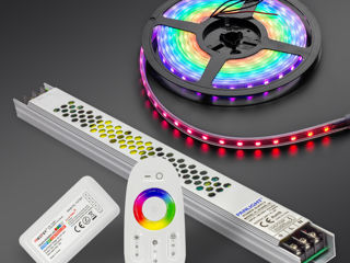Светодиодная лента COB RGB, panlight, светодиодное освещение, контроллер RGB Tuya Smart Wi-Fi foto 15