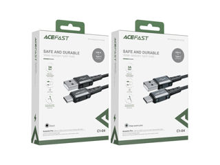 ACEFAST C1-04 Cablu de date de încărcare din aliaj de aluminiu USB-A la USB-C foto 8