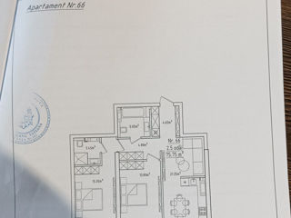 Apartament cu 2 camere, 76 m², Centru, Chișinău foto 5