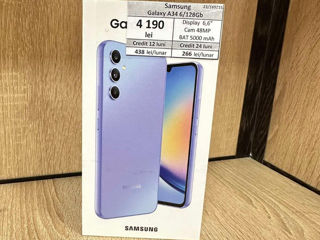 Samsung Galaxy A34 6/128 gb,4190 lei