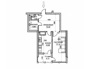 Apartament cu 1 cameră, 51 m², Ciocana, Chișinău foto 3