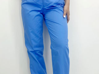 Pantaloni medicali de dama vademecum - albastru / vademecum медицинские женские брюки - голубой