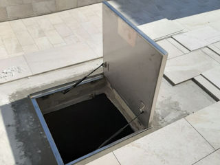 Trapa Beci din Inox-3mm - Camera Tehnica Piscina Placabila Cu Gresie  foto 0