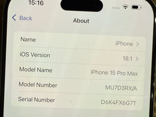 iPhone 15 Pro Max, 512 ГБ, White Titanium foto 3