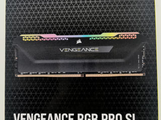 Corsair Vengeance RGB Pro SL 32GB(2X16GB) 3600Mhz/6000Mhz Новые - 1800 Лей foto 3