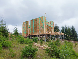 Construim din panouri de lemn / строим из деревянных панелей foto 9