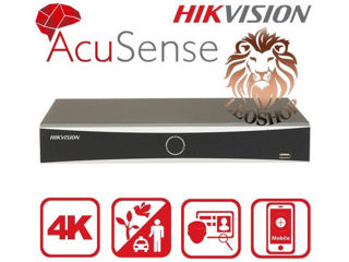 Nvr Hikvision Acusense 4K 16 Canale Ds-7616Nxi-K1 foto 2