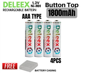 Baterie Deleex AAA 1.2v 1800mAh Ni-Mh 4buc. 340328