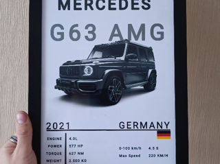 Auto Poster Mercedes G63 AMG