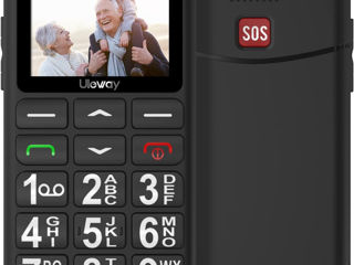Telefon mobil Uleway Pay as You Go pentru seniori, 2G GSM SIM foto 1