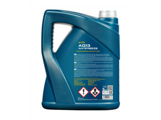 Antigel concentrat verde MANNOL 4113-5 Antifreeze AG13 Hightec 5L foto 2