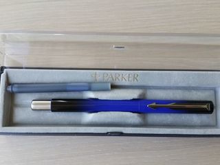 Parker ручка перьевая / Blue F перо сталь нержавеющая ПРОДАНА foto 3