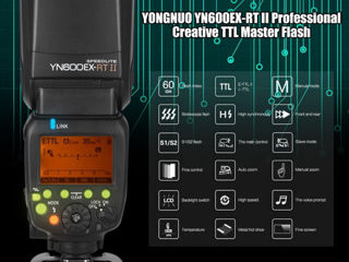 Professional blitz youngnuo yn600ex-rt ii canon! foto 4