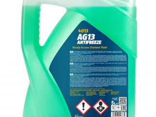 Antigel verde MANNOL 4013 Antifreeze AG13 (-40 C) Hightec 5L foto 2