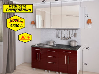 Reduceri 20-30%.Bucatarie cu luciu fatada la pretul Pal.Скидки 20-30%.Кухни фасад глянец в цену ЛДСП foto 5