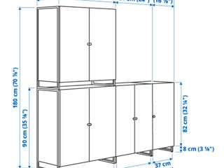 Sistem de depozitare IKEA - Livrare în toată Moldova! Credit 0% foto 3