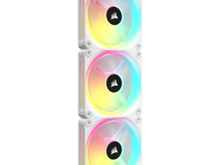 iCUE LINK QX120 RGB 120mm PWM PC Fans Starter Kit with iCUE LINK System Hub - White foto 2