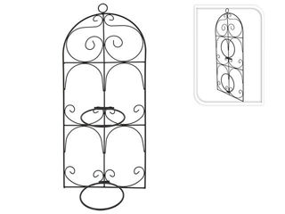 Suport Suspendabil Pentru 2 Ghiveciuri "Forjare" 70X29Cm Metal