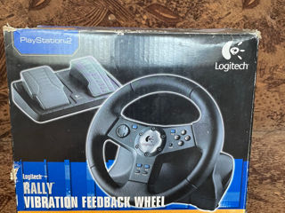 Logitech Rally Vibration Feedback Wheel and Pedals