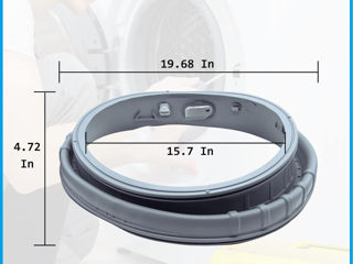 DC97-18094B Уплотнительная прокладка дверцы стиральной машины foto 3