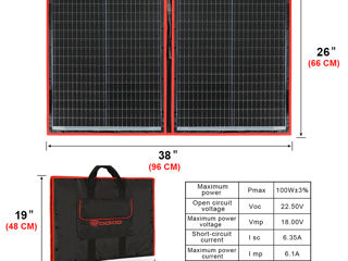 Baterie externa portabila 320Wh + Panou Solar 100W