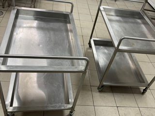 Carucior din inox pentru carne,horeca,etc.. foto 2