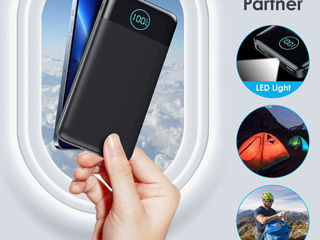 Power Bank 13800mAh, Încărcător portabil subțire și ușor 15W foto 7