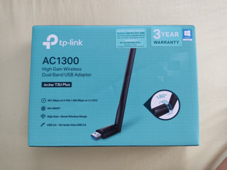 Wi-Fi адаптер TP-Link Archer T3U Plus foto 1