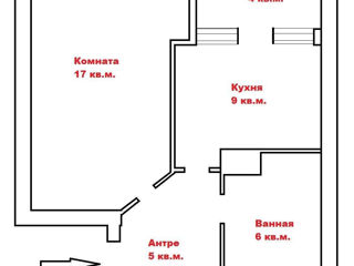 Apartament cu 1 cameră, 40 m², Poșta Veche, Chișinău foto 2