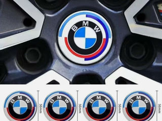 4pcs for BMW 50th Anniversary 56mm Wheel Center Caps Emblem Badge Logo